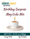 Country Sunrise Birthday Surprise Mug Cake Mix BAG-4/109g
