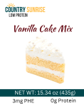 Country Sunrise Vanilla Cake Mix BAG-15.34oz