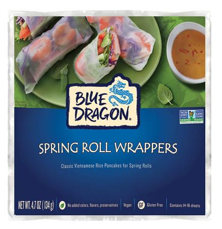 blue dragon spring roll wrappers tesco