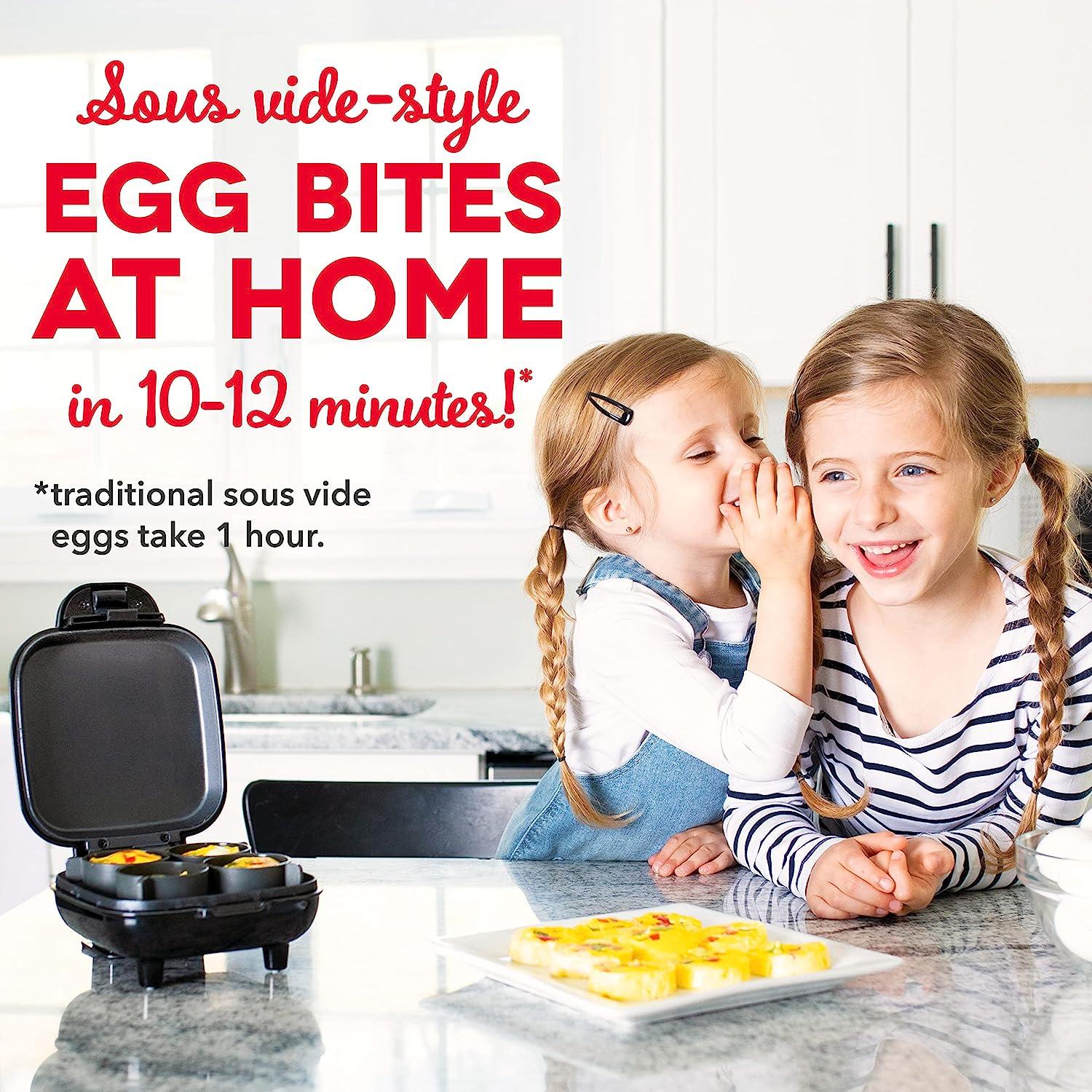 Dash Deluxe Sous Vide Style Egg Bite Maker with Silicone Molds for  Breakfast