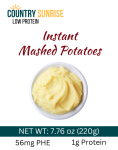 Country Sunrise Instant Mashed Potatoes BAG- 7.76oz