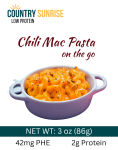 Country Sunrise Chili Mac Pasta on the go BOWL- 3.0oz