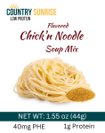 Country Sunrise Flavored Chick'n Noodle Soup Mix PACKET- 1.60 oz