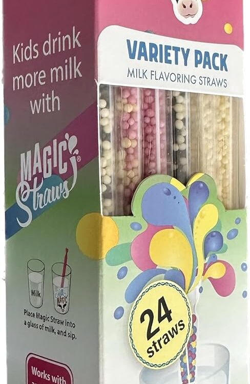 Magic Milk Wrapped Variety Straws*