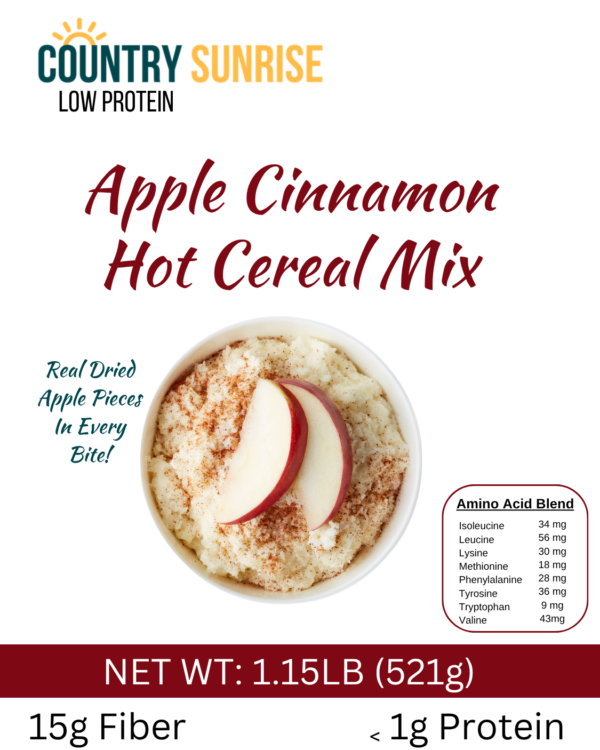 Country Sunrise Apple Cinnamon Hot Cereal Mix BAG- 1.15lb
