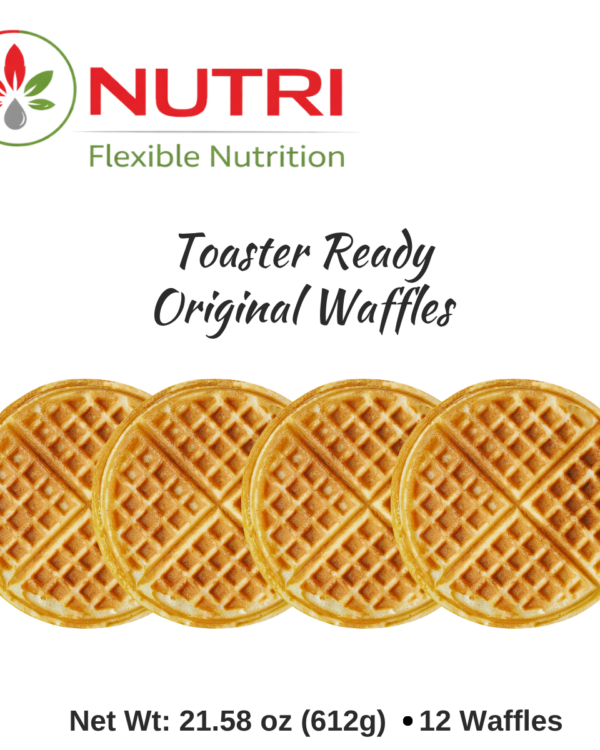 Nutri Flexible Nutrition Toaster Ready Original Waffles- 12 count