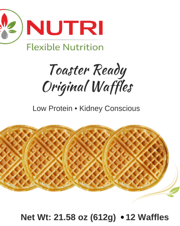Nutri Flexible Nutrition Toaster Ready Original Waffles- 12 count