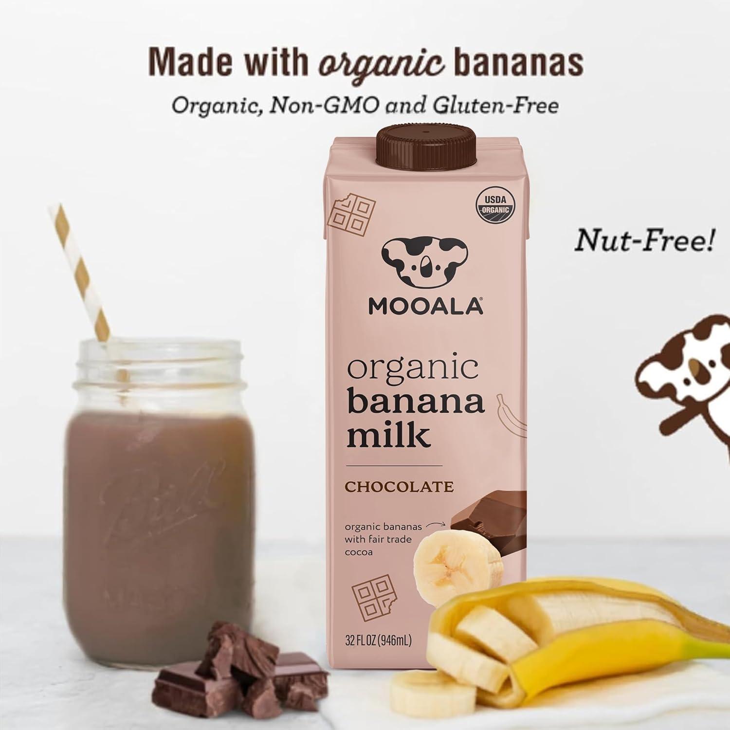 Mooala Organic Chocolate Bananamilk/ Case of 6- 32oz* - Image 2