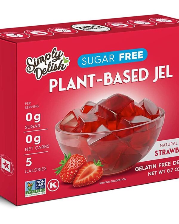 SIMPLY DELISH Strawberry Jel Dessert- .7oz