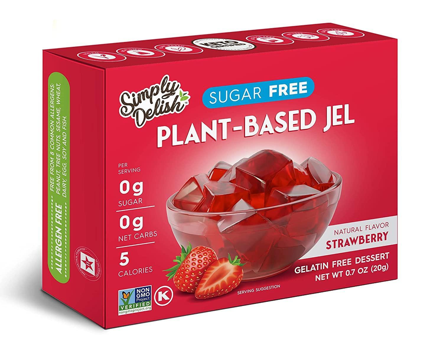 SIMPLY DELISH Strawberry Jel Dessert- .7oz