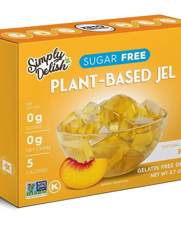 SIMPLY DELISH Peach Jel Dessert- .7oz