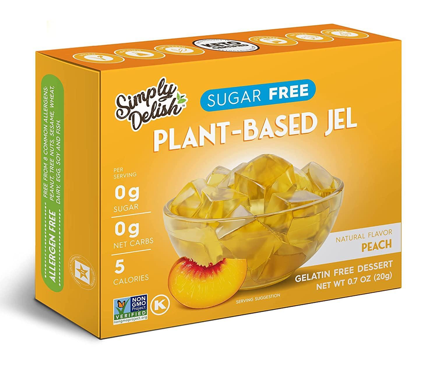 SIMPLY DELISH Peach Jel Dessert- .7oz
