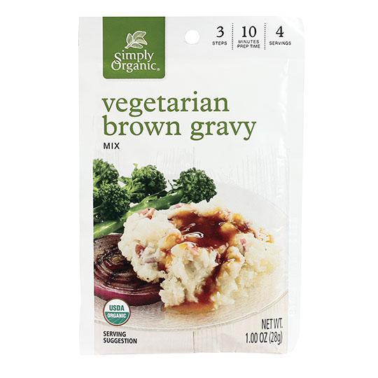 Simply Organic Vegetarian Brown Gravy- 1oz