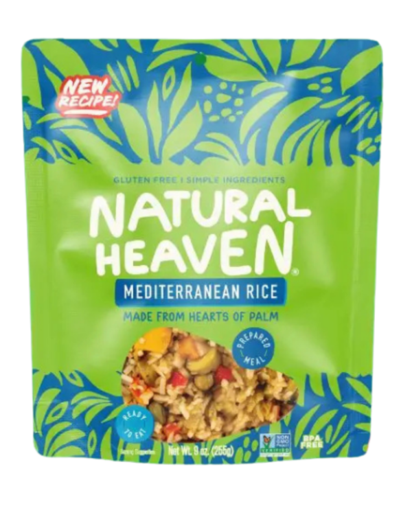 Natural Heaven Hearts of Palm Mediterranean Rice- 9oz