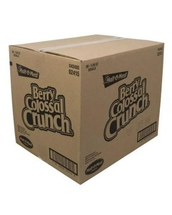 Malt-O-Meal Berry Colossal Crunch Cereal Bowl Case of 96- 1oz*