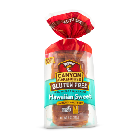 Canyon Bakehouse Gluten Free Whole Grain Hawaiian Sweet Bread-15oz