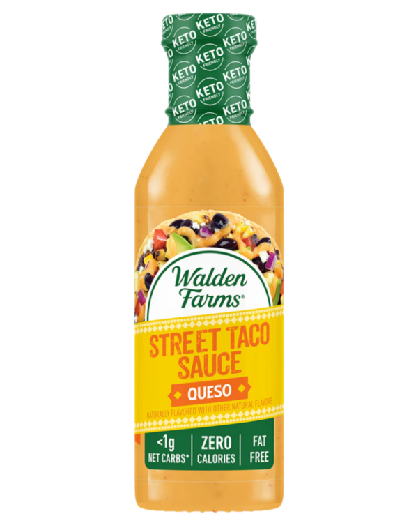 Walden Farm's Queso Street Taco Sauce Zero Calorie Dressing-12oz