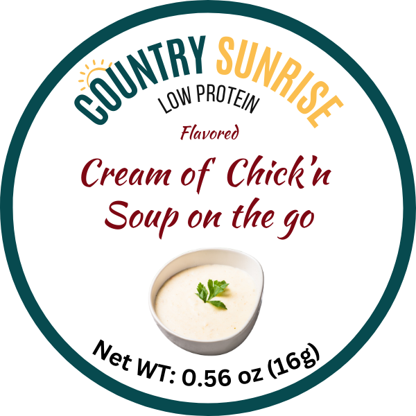 Country Sunrise Flavored Cream of Chick'n  Soup on the go CUP- 0.56 oz