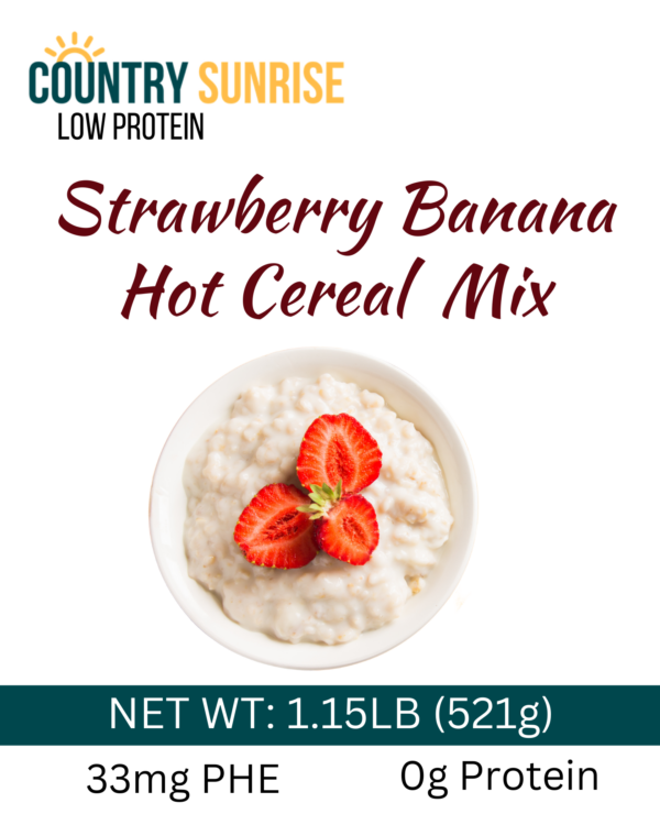 Country Sunrise Strawberry/Banana Hot Cereal Mix BAG - 1.15lb