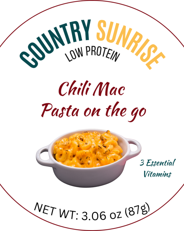 Country Sunrise Chili Mac Pasta on the go BOWL- 3.0oz