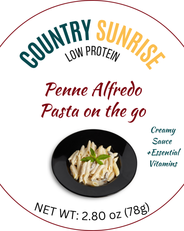 Country Sunrise Penne Alfredo on the go BOWL- 2.8oz