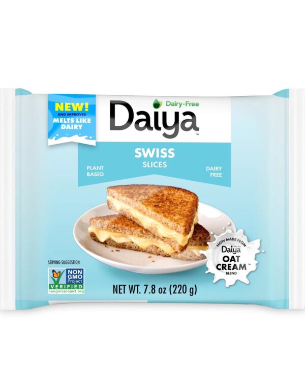 daiya Swiss Cheese Singles- 7.8oz