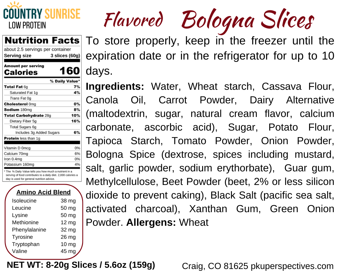 Country Sunrise (Flavored) Bologna SLICES-5.6oz - Image 2