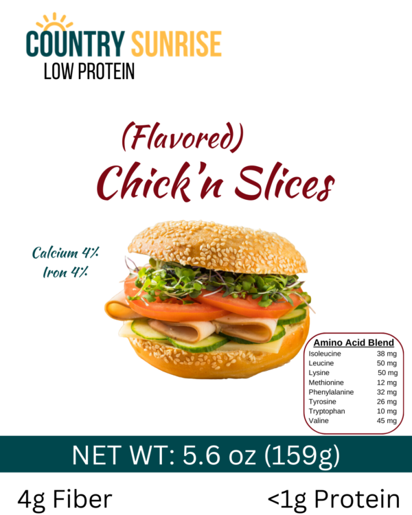 Country Sunrise (Flavored) Chick'n SLICES- 5.6oz