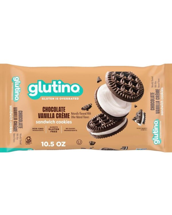 Glutino Gluten Free Cookies Chocolate & Vanilla Crème- 10.5 oz*