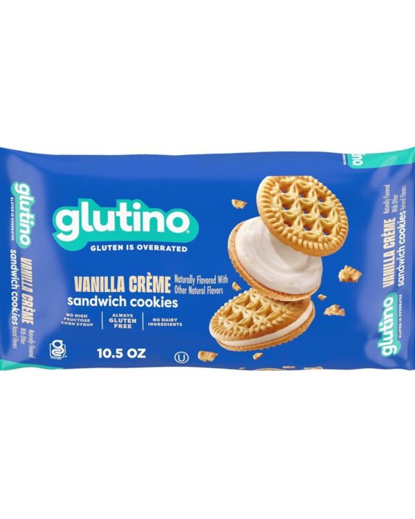 Glutino Gluten Free Vanilla Creme- 10.5 oz*
