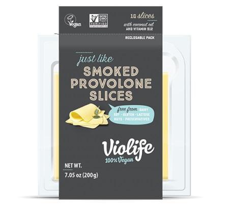 Violife Smoked Provolone Cheese Slices- 7oz