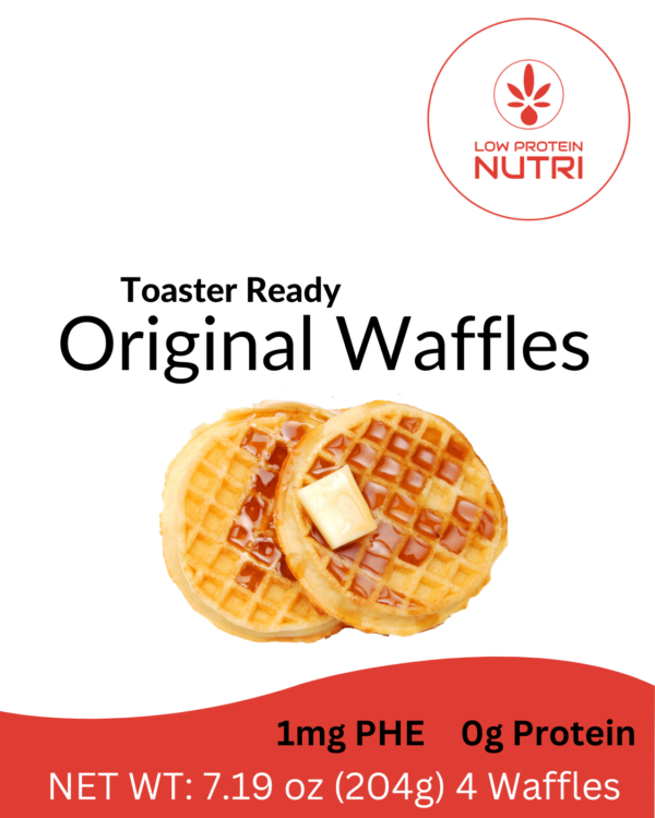 Low Protein Nutri Toaster Ready Original Waffles- 7.19oz