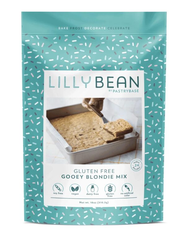 Lillybean Gooey Blondie Mix (Vegan and Gluten-Free)- 10 oz