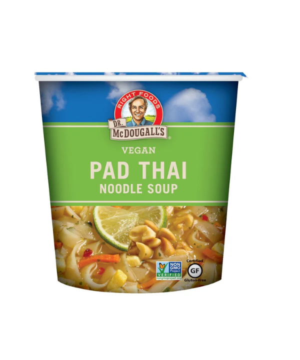 Dr. McDougall's Vegan Pad Thai Noodle Soup Cup- 2oz