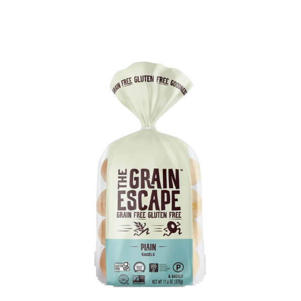 The Grain Escape Plain Bagels-11.6oz