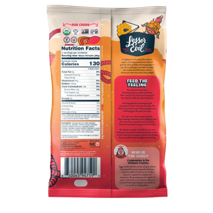 Lesser Evil Space Balls Outer Planet Pizza-5oz - Image 2