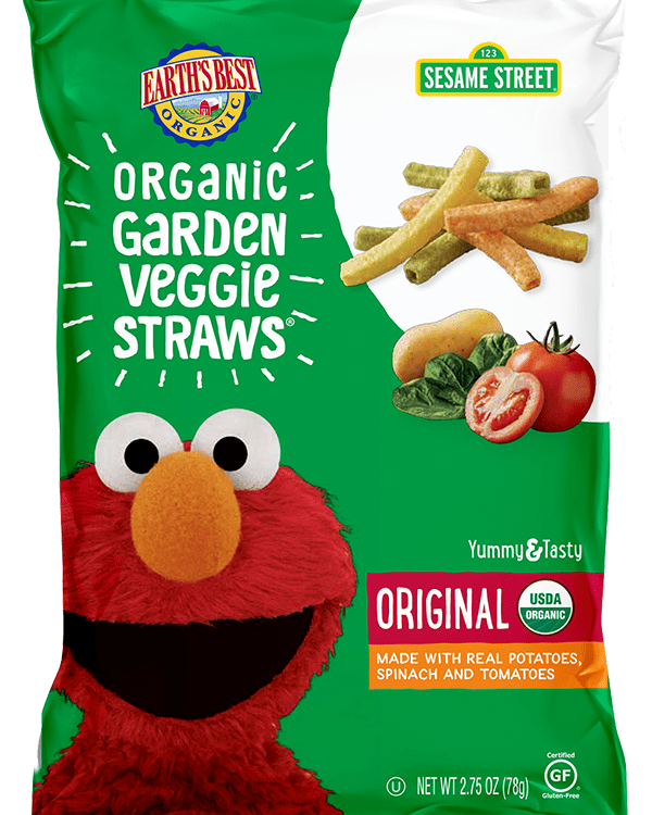 Earth's Best  Garden Veggie Straws, 2.75 Oz/Case 6*
