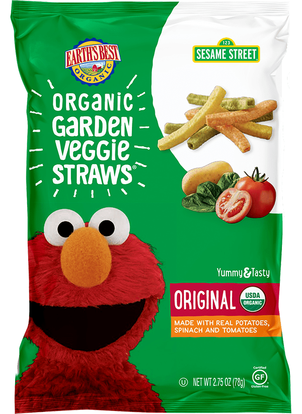 Earth's Best Garden Veggie Straws, 2.75 Oz/Case 6*