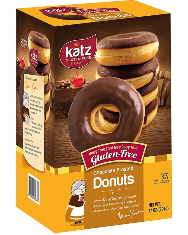 Katz Gluten Free Chocolate Frosted Donuts BOX- 11.3oz