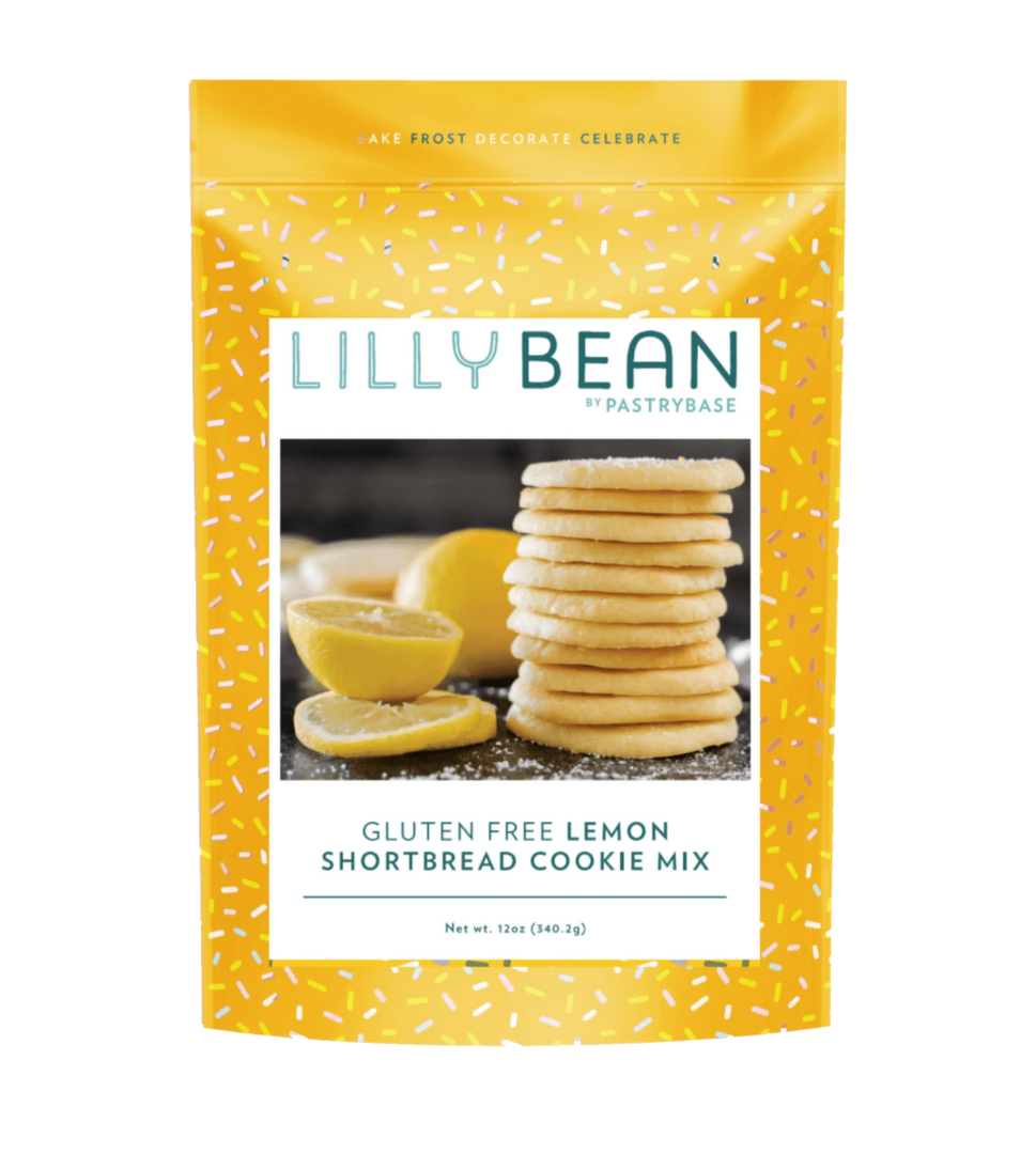 LillyBean Lemon Shortbread Cookie Mix (Glute-Free!)-12oz