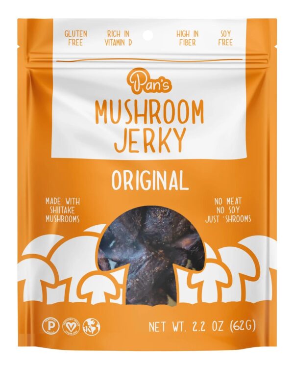 Pan's Mushroom Jerky Original- 2.2oz