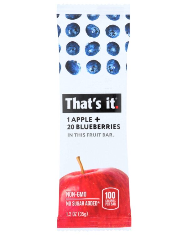 That's It Fruit Bar Apple And Blueberry- 1.2oz