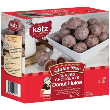 Katz Gluten Free Chocolate Glazed Donut Holes BOX- 6oz