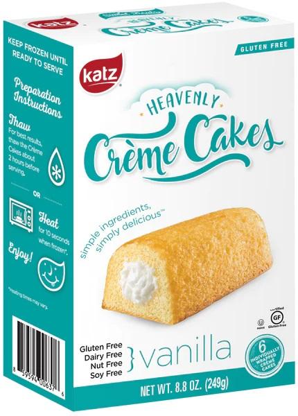 Katz Gluten Free Heavenly Vanilla Creme Cake- 8.8oz
