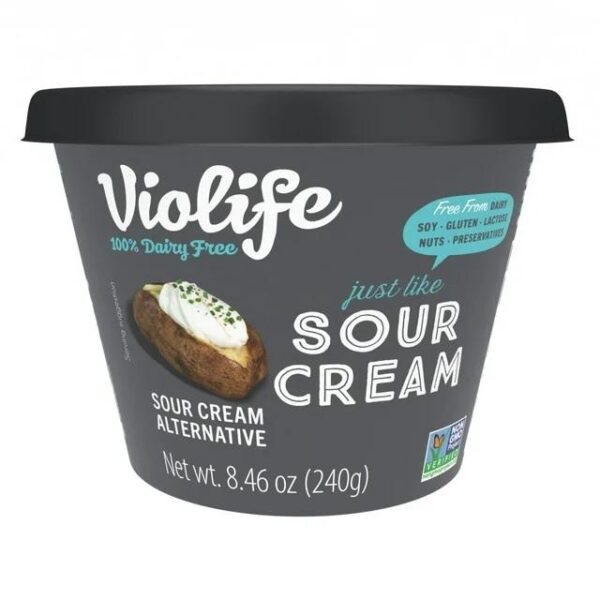 Violife Just like Sour Cream, 100% Dairy Free Vegan- 8.46 oz Tub