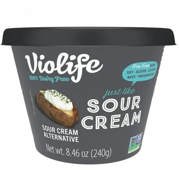 Violife Just like Sour Cream, 100% Dairy Free Vegan- 8.46 oz Tub
