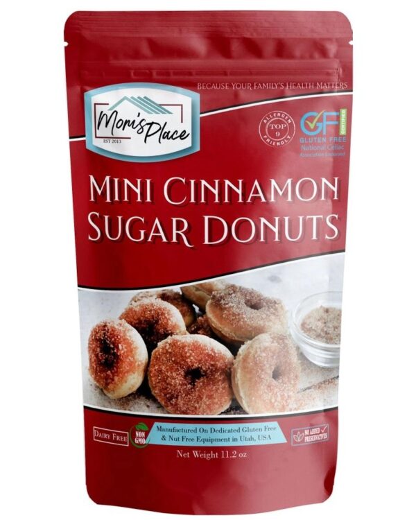 Mom's Place Gluten Free & Dairy Free Mini-Cinnamon Sugar Donut Mix- 11.20oz