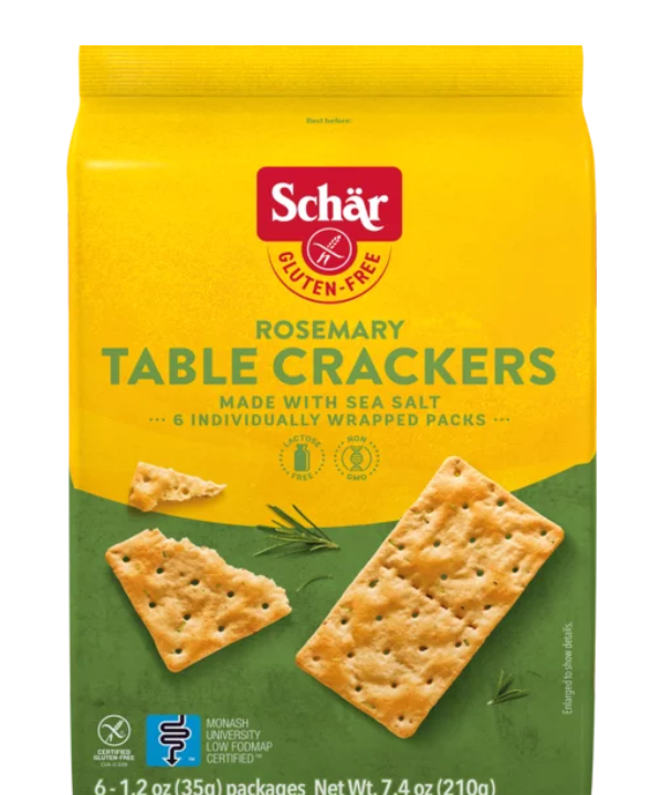 Schar Gluten Free Rosemary Table Crackers- 7.4oz