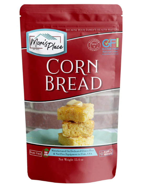 Mom's Place Best Gluten-Free Corn Bread Mix Mix- 15.4oz