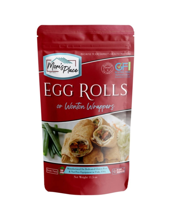 Mom's Place Best Gluten-Free Egg Rolls & Wonton Wraps Mix- 11.5 oz